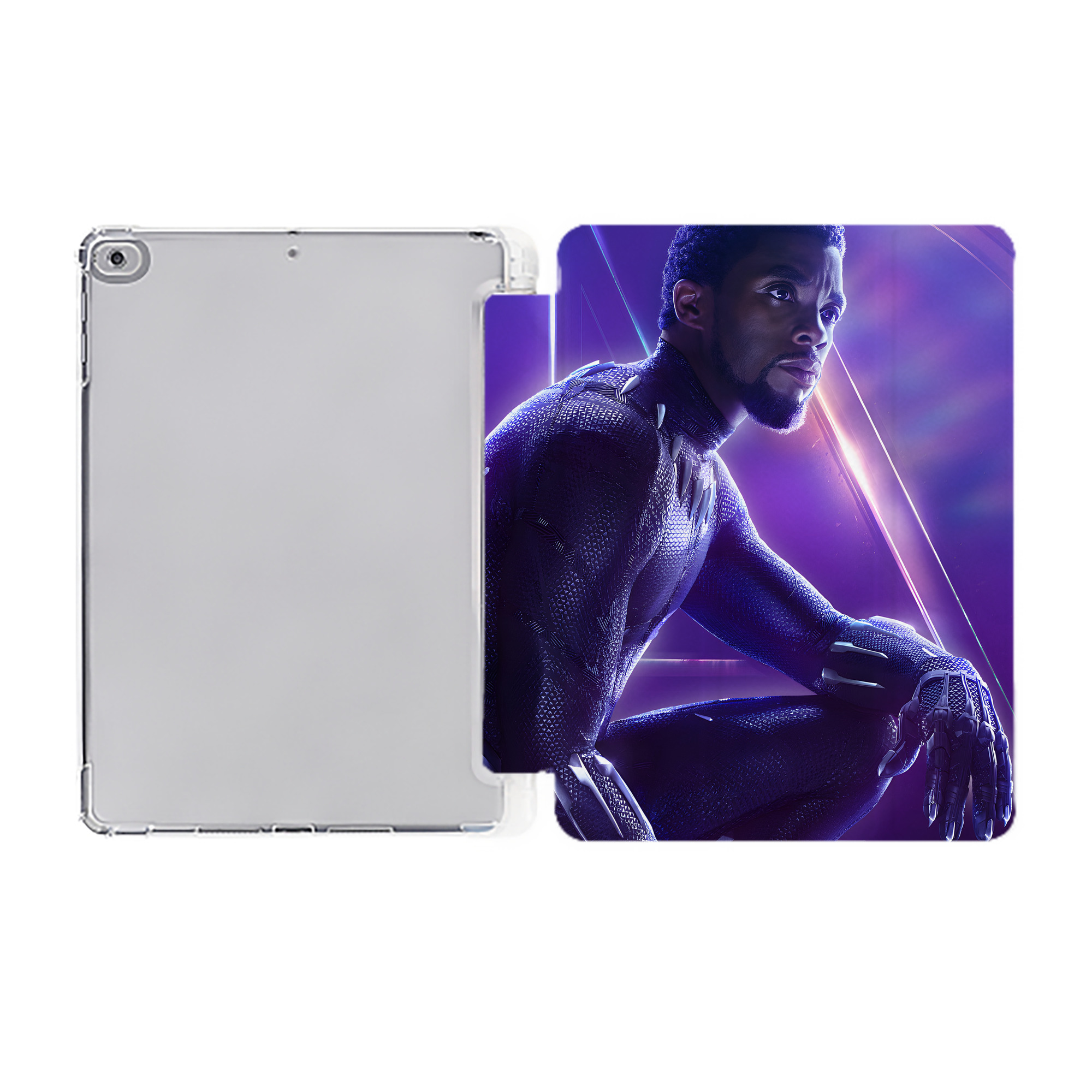 （画像用） アベンジャーズ The Avengers IPad ケース ペン収納付き 三つ折りスタンド PUレザー×シリコン 対応機種9.5/10.5/10.9インチ